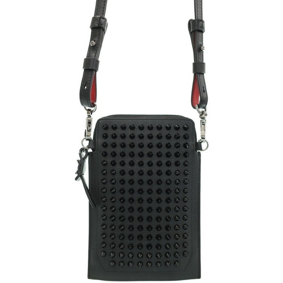 Christian Louboutin Handbags - Christian Louboutin Loubilab spiked leather crossbody bag black
